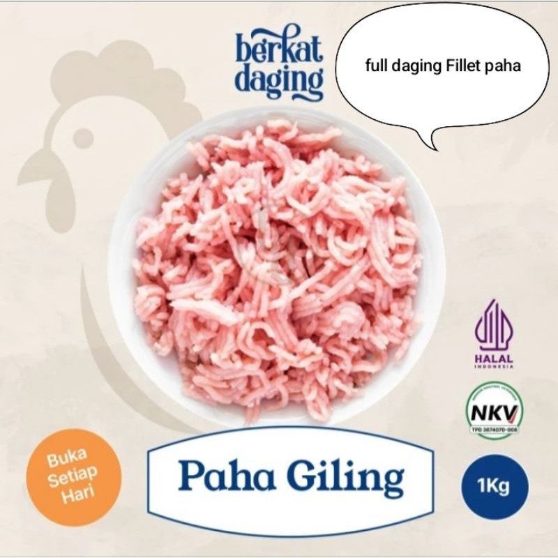 

Daging giling fillet paha Full daging 1kg Dadakan buat dimsum,baso, Berkwalitas premium