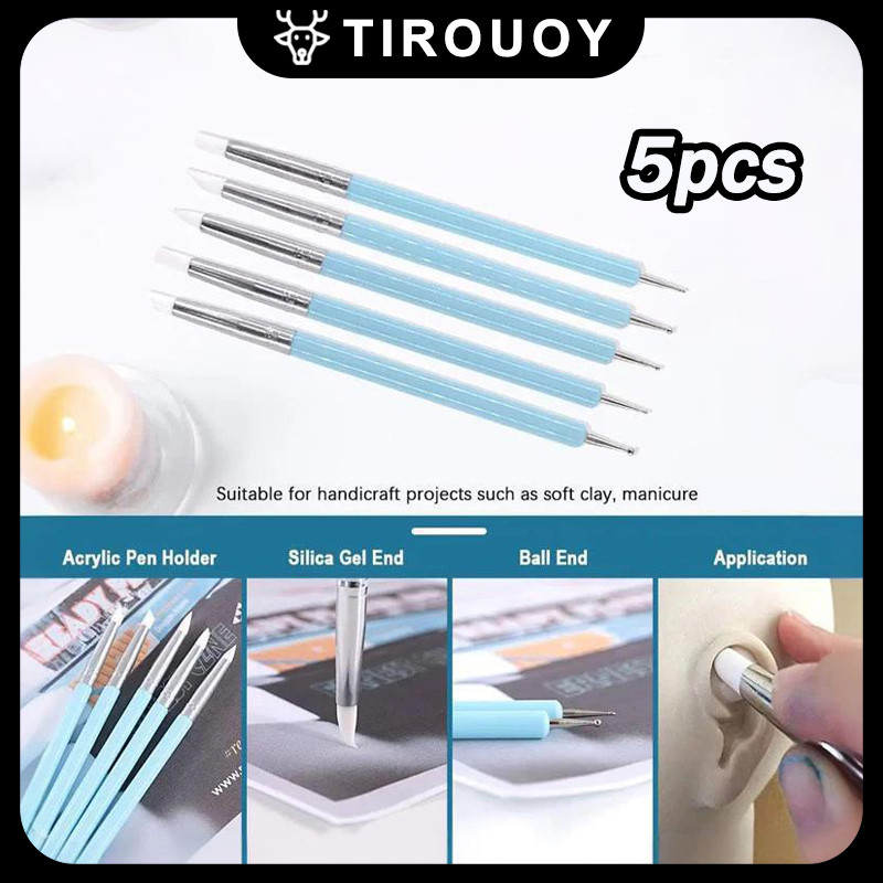 Nail Art Tools 5PCS/diy Clay Kit/peralatan Nail Art/clay Tools/alat Alat Nail Art Lengkap/clay Tools