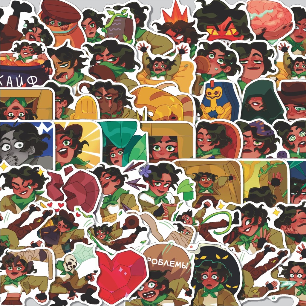 

Stiker Cutting Pack Stiker Kartun Diana Bones Isi 100Pcs Series Aesthetic Lucu Keren Untuk Koper Bahan Vynil