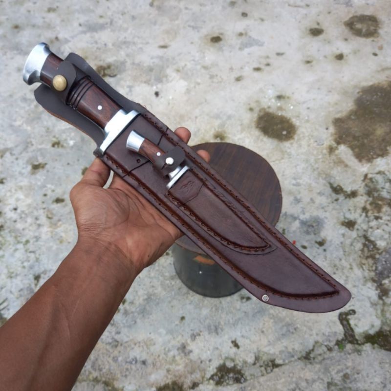 BAYAR DI TEMPAT PISAU HUNTING SUPER TAJAM ORIGINAL BAJA/ BIG SURVIVAL SATU SET
