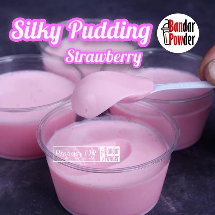 

Bubuk Silky Pudding Strawberry 500gr - Serbuk Puding - Bandar Powder