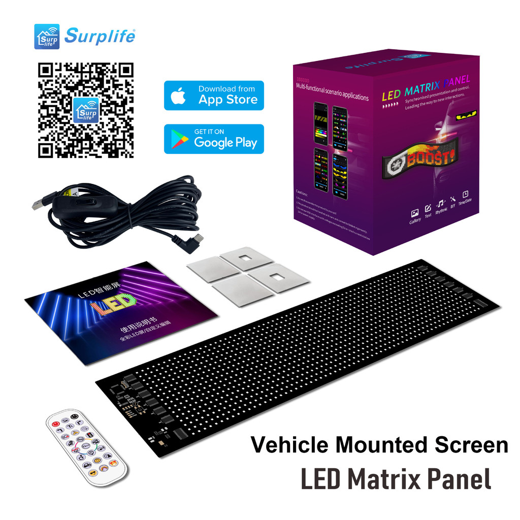

LED AD Devil Eye Display Pixel Panel Screen Flexible Scrolling Sign Foldable Board Ultra-thin Soft Advertising Light Car Display