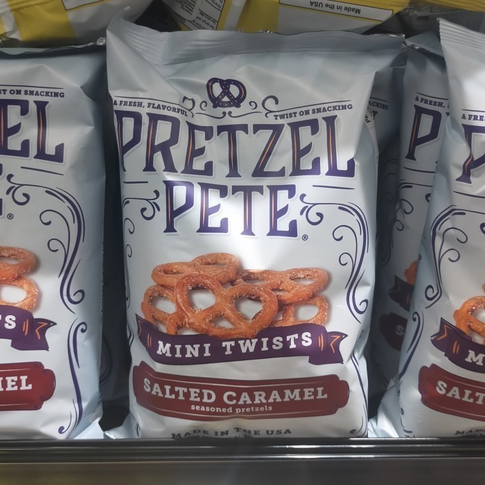 

pretzel Pete brezel mini twist salted caramel karamel biscuit 100gr