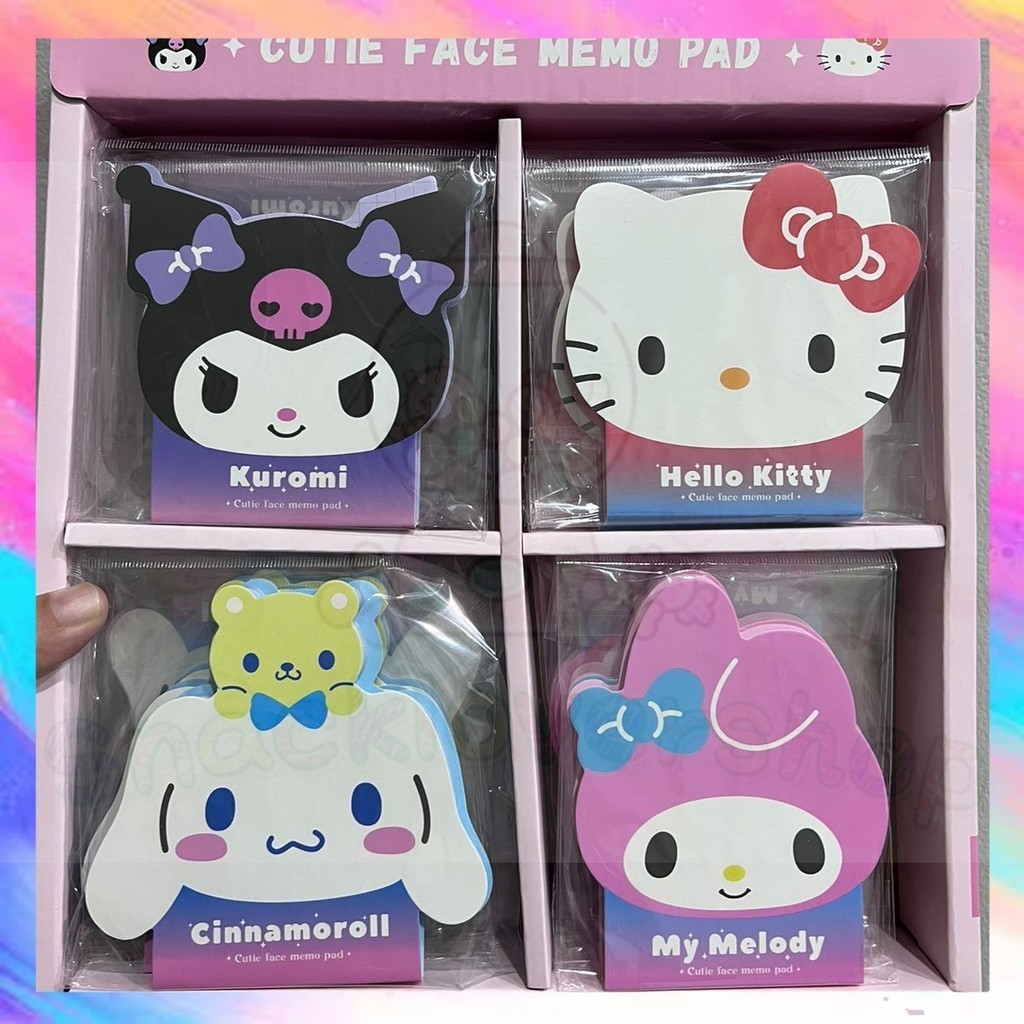 

Memopad Sanrio Face Melody Kuromi Cinnamonroll