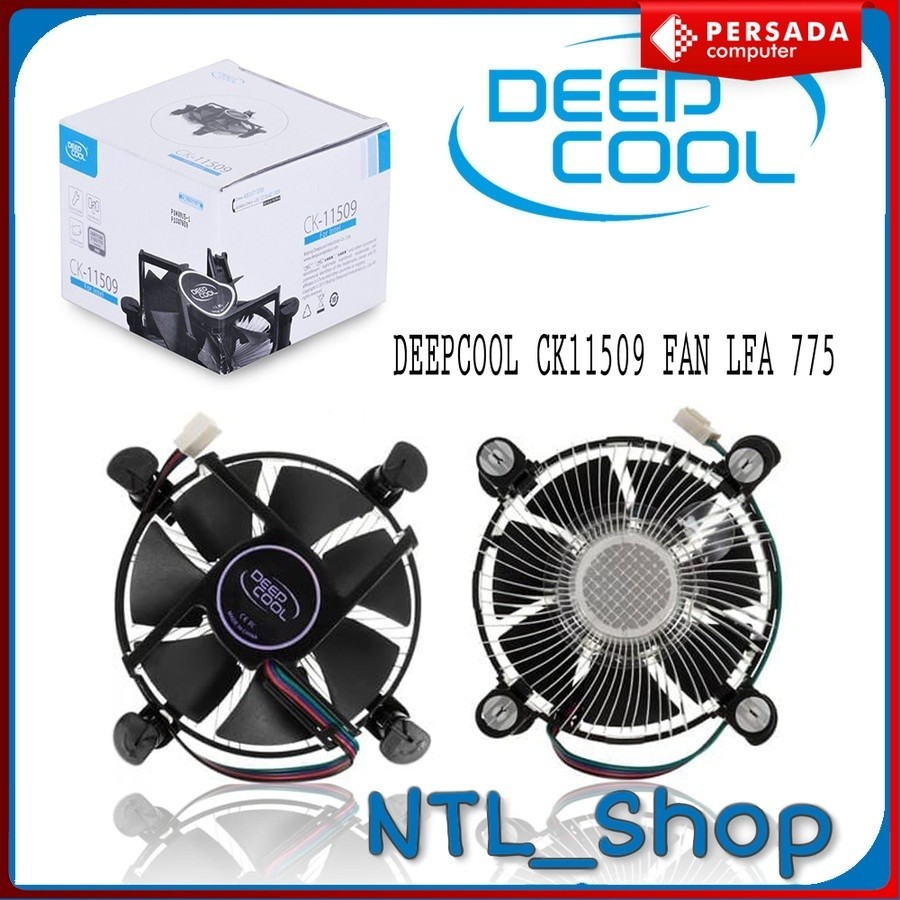 NEW FAN PROCESSORE INTEL DEEPCOOL CK11509 FAN LGA 775 RBU