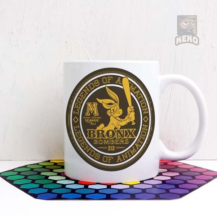 Mug Keramik BUGS BUNNY Bronx Bomber s Round Logo Keko
