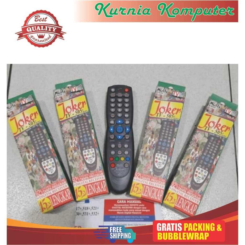 Remot tv Joker Serbaguna semua TV dengan program kode remote universal remote sebaguna remot multi