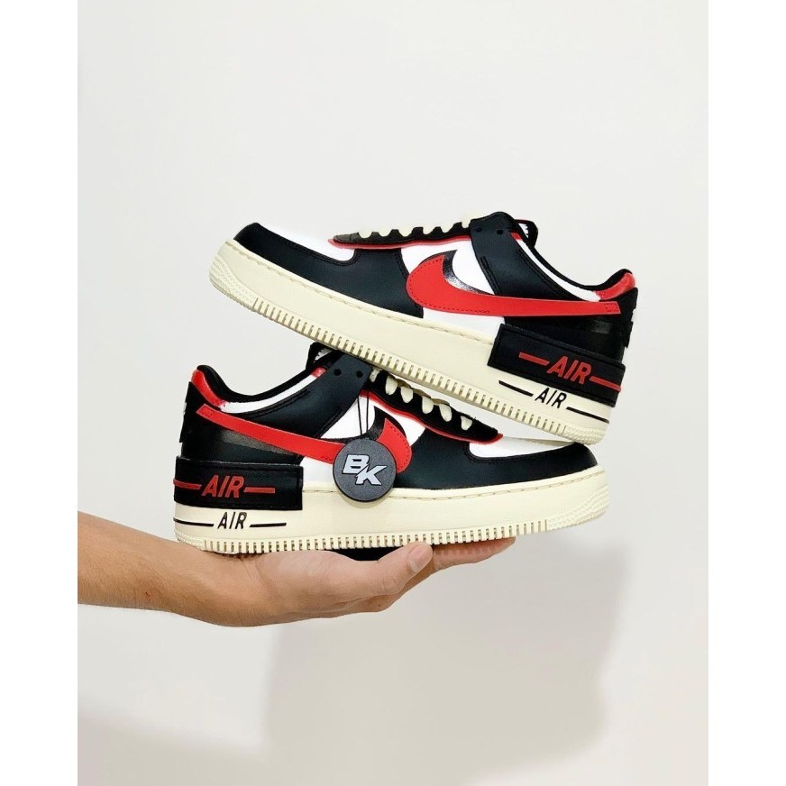 AIR FORCE 1 SHADOW BLACK RED