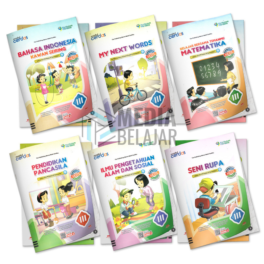 LKS Kurikulum Merdeka SD Kelas 3 Semester 1 & Semester 2 Cerdas