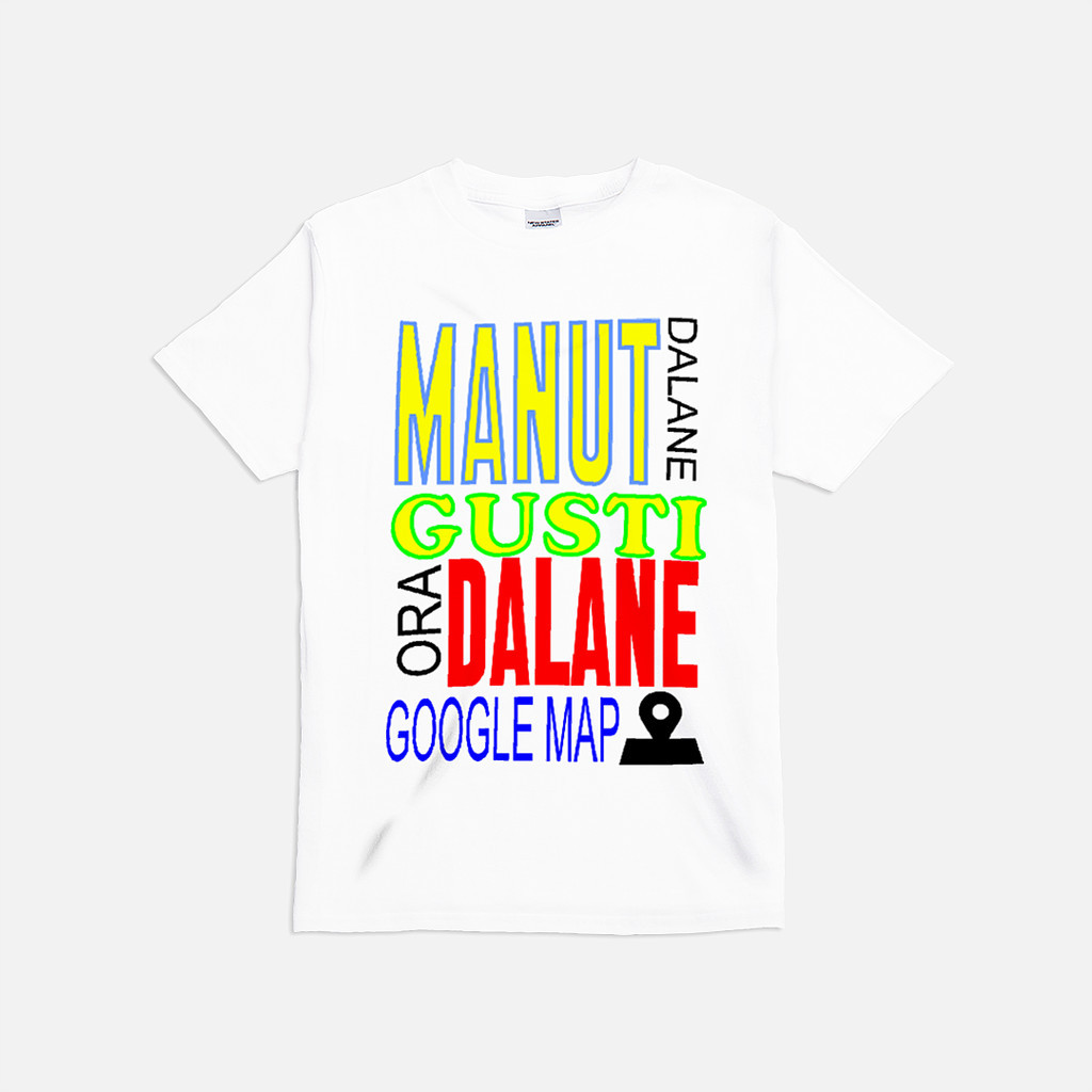Cotton T-Shirt KAOS DISTRO QUOTES JAWA LUCU GOOGLE MAP