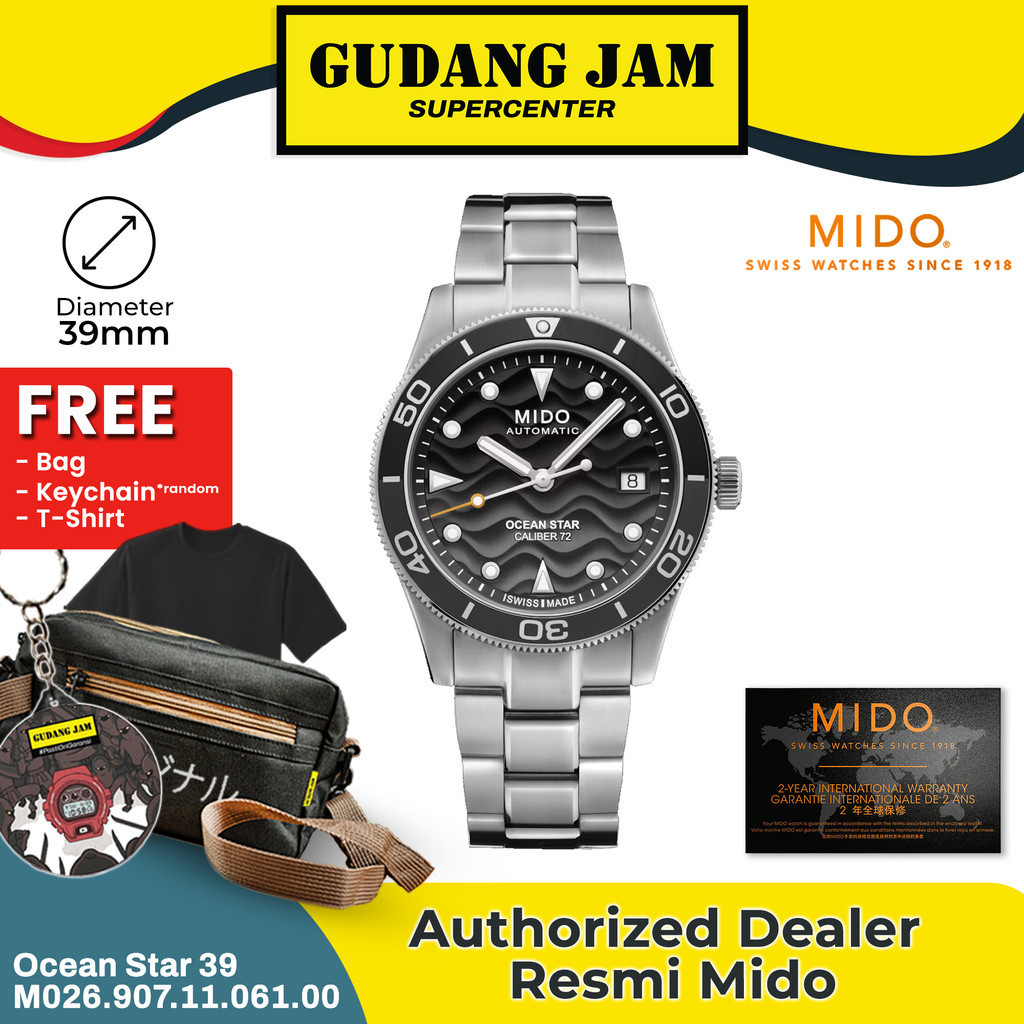 MIDO Ocean Star 39 M026.907.11.061.00 Jam Tangan Diving