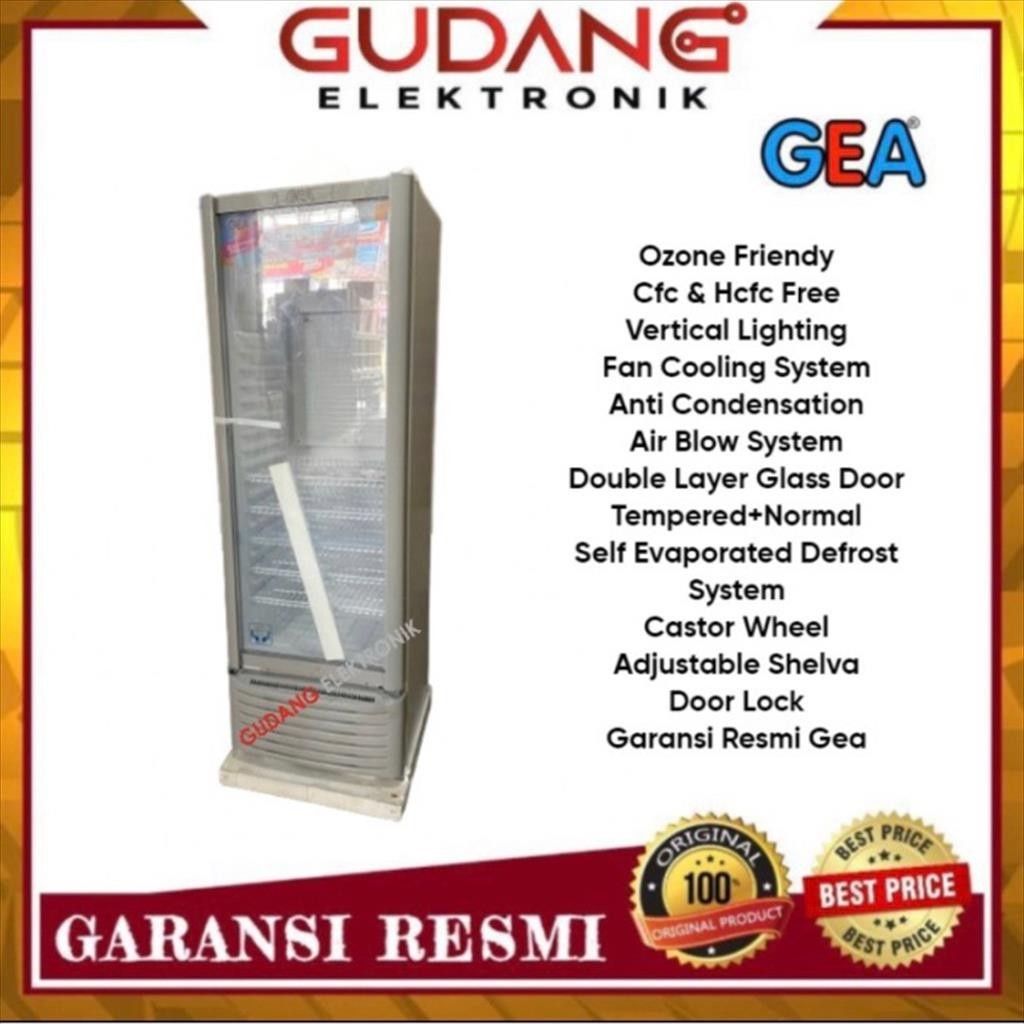 KULKAS SHOWCASE GEA EXPO-37FC LEMARI ES KACA GEA EXPO 37 FC