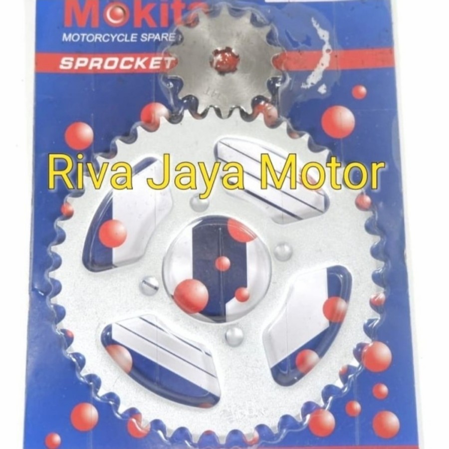 Gear Belakang + Gir Depan Tornado Smash Shogun 110 125 Rc 428-40t/14t