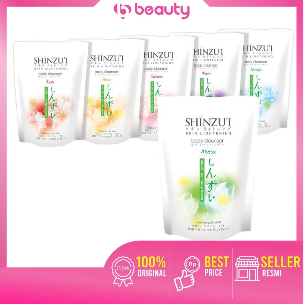 Shinzui Sabun Cair Refill / Sabun Mandi / Body Wash / Isi Ulang