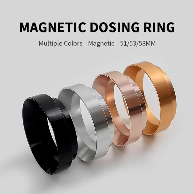 Coffee Dosing Ring Magnetic 51MM 53MM 58MM For Delonghi Breville Portafilter Espresso Accessories Ba