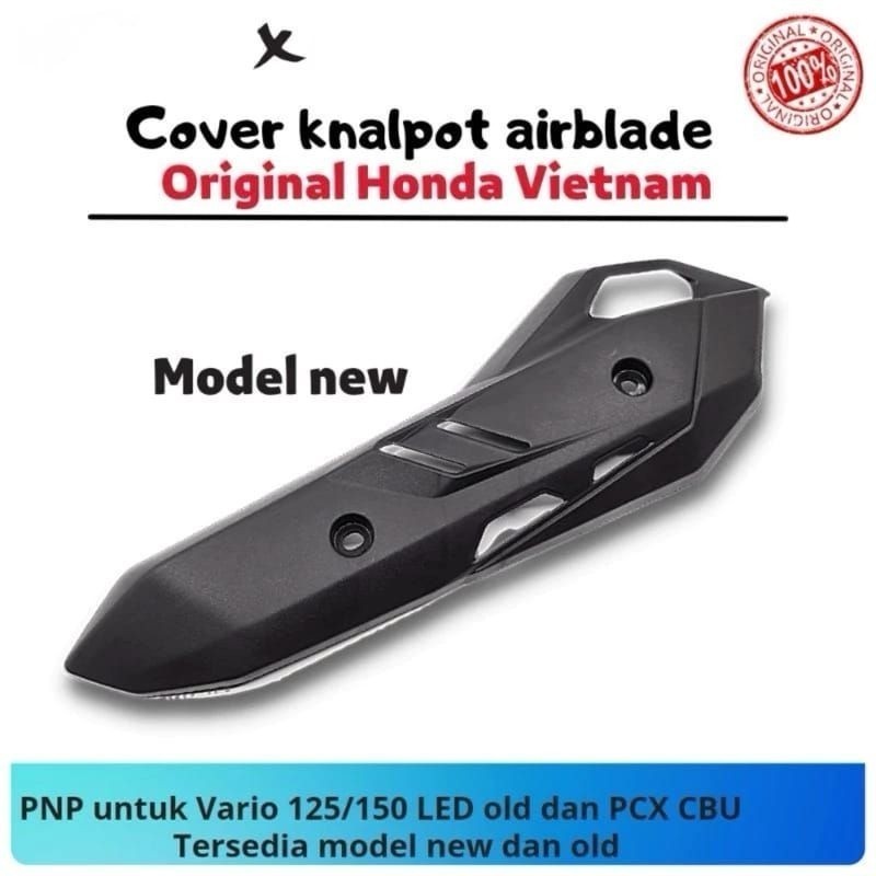 [ DELSER MOTOR ] COVER TAMENG KNALPOT AIRBLADE VARIO 125 150 PCX CBU AIR BLADE PELINDUNG KENALPOT MO
