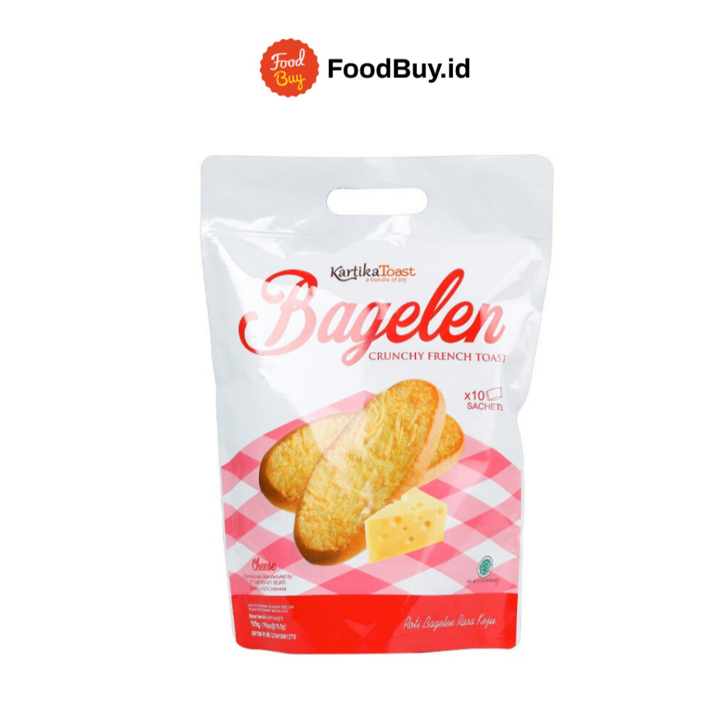 

Roti Bagelen Crunchy French Toast Cheese Isi 10pcs 195gr