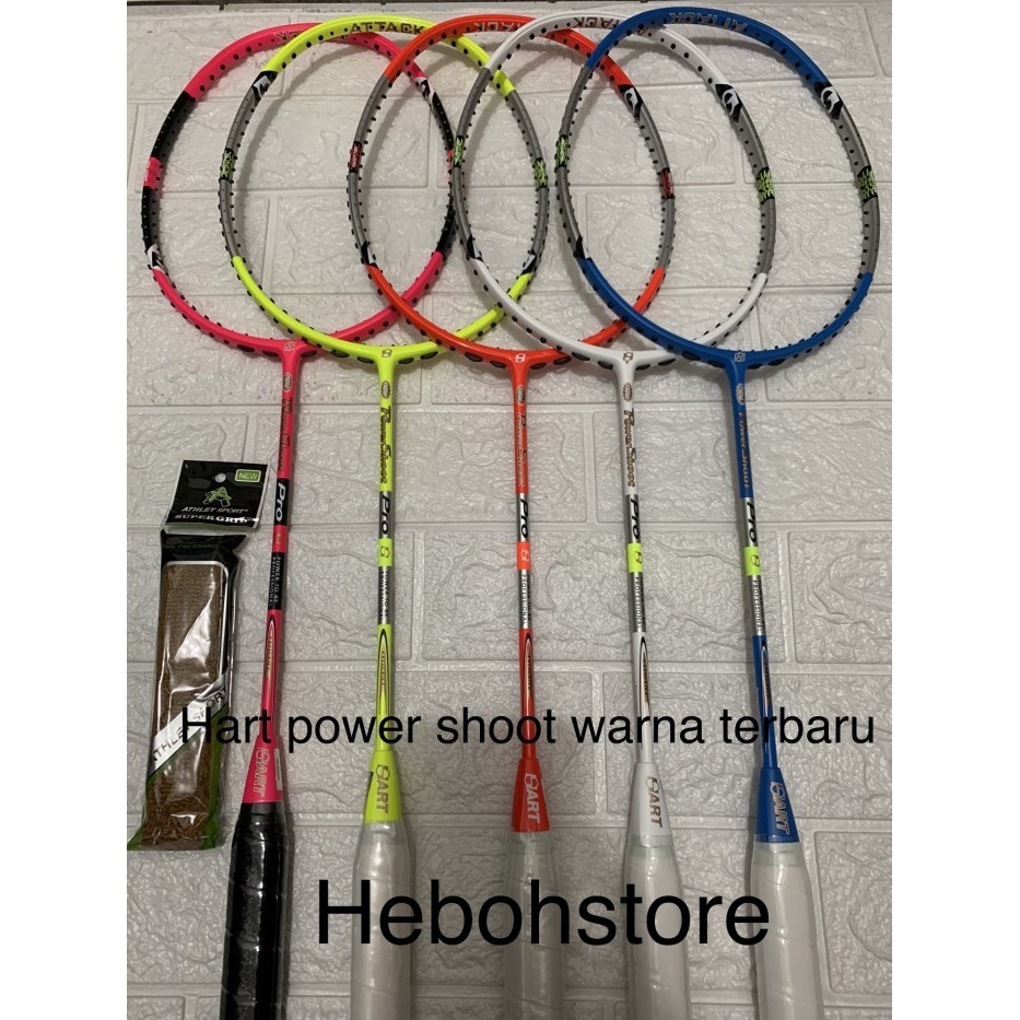Raket badminton / bulutangkis raket HART powershoot Attack ORIGINAL - Kuning