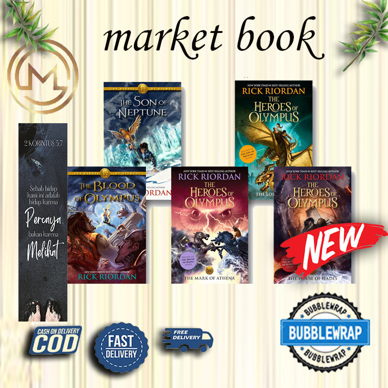 The Heroes of Olympus (5 book series) by Rick Riordan (English)