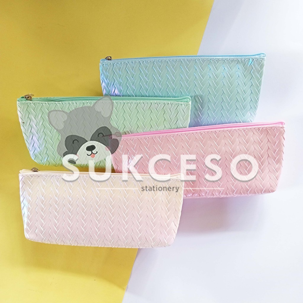 

Fancy Tempat Pensil PC-501 Pencil Case Hologram Pouch Murah