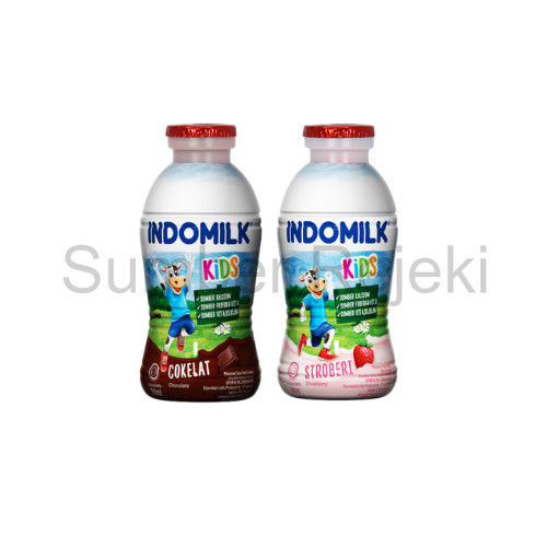 

INDOMILK BOTOL 190ML 1PCS| INDOMILK COKLAT DAN STRAWBERRY SUSU ANAK