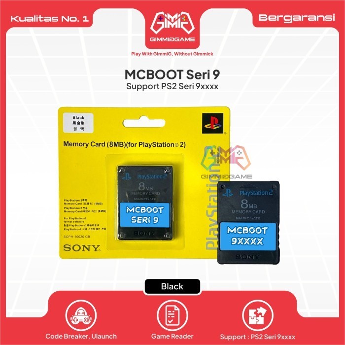 Memory Card Free MCboot Ulaunch MC PS2 Fat Slim Harddisk Seri 9