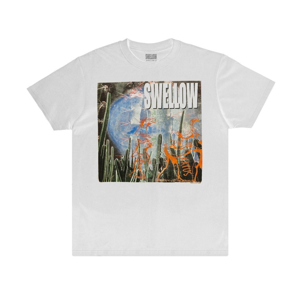 【COD】 Swellow - Katus T-shirt - White KAOS