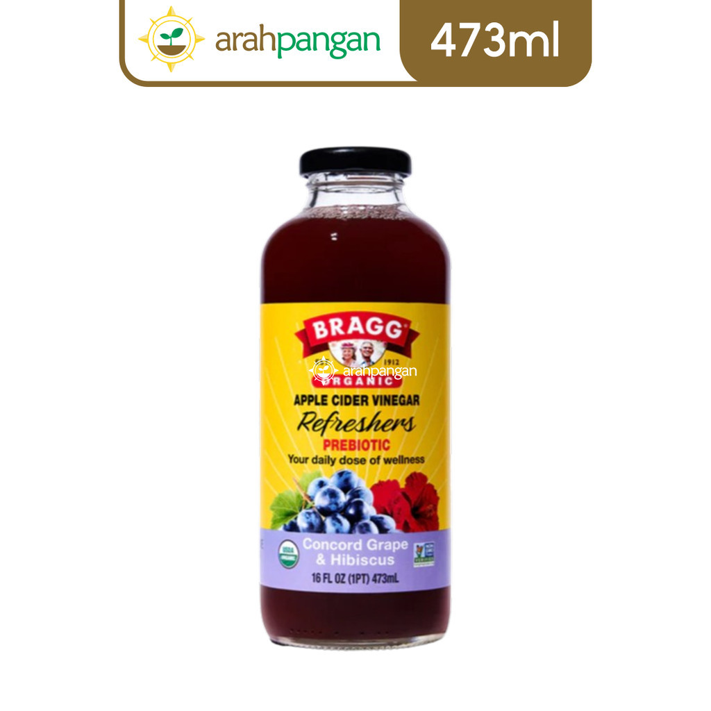 

Apple Cider Vinegar CONCORDE GRAPE & HIBISCUS Bragg 473ml