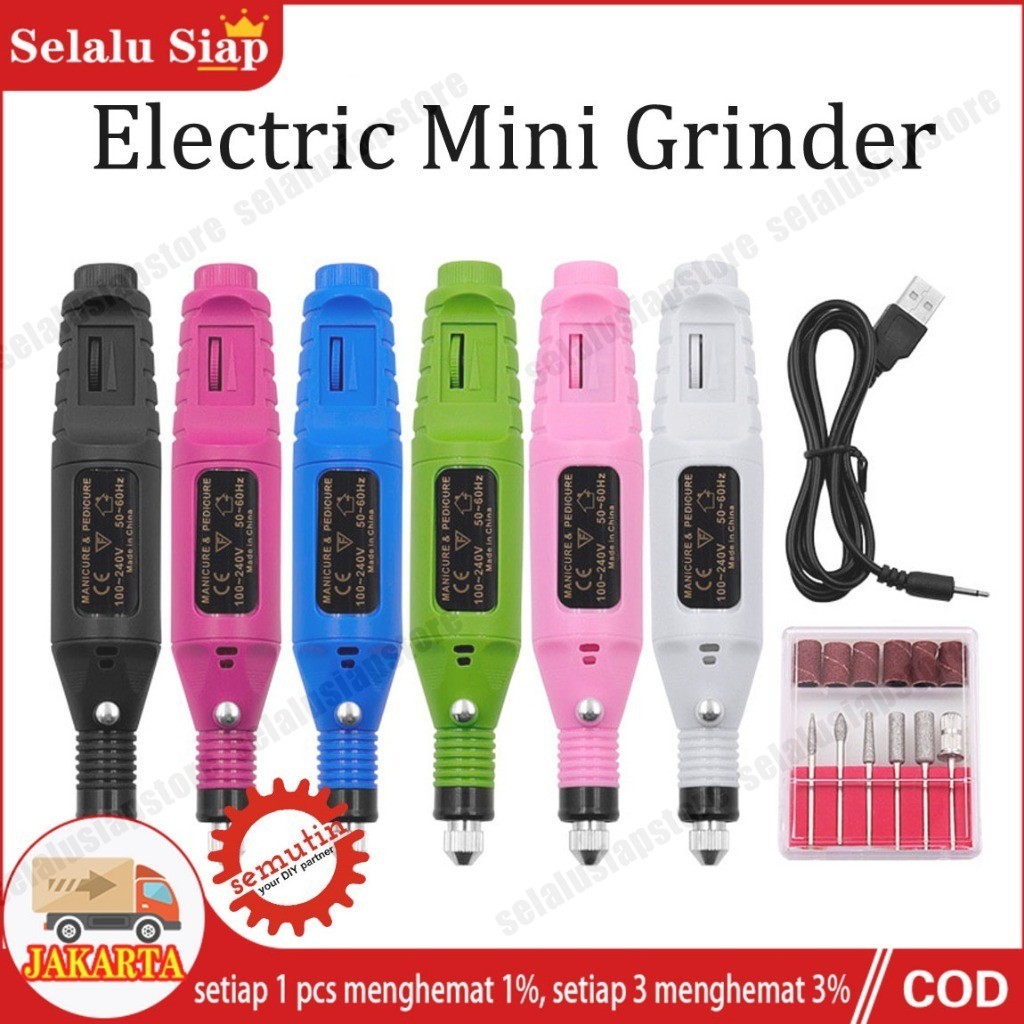 ID BOR MINI / BOR MINI LISTRIK / DRILL NAIL ART / BOR KECIL / NAIL DRILL / ALAT PORTING / KIKIR GIGI