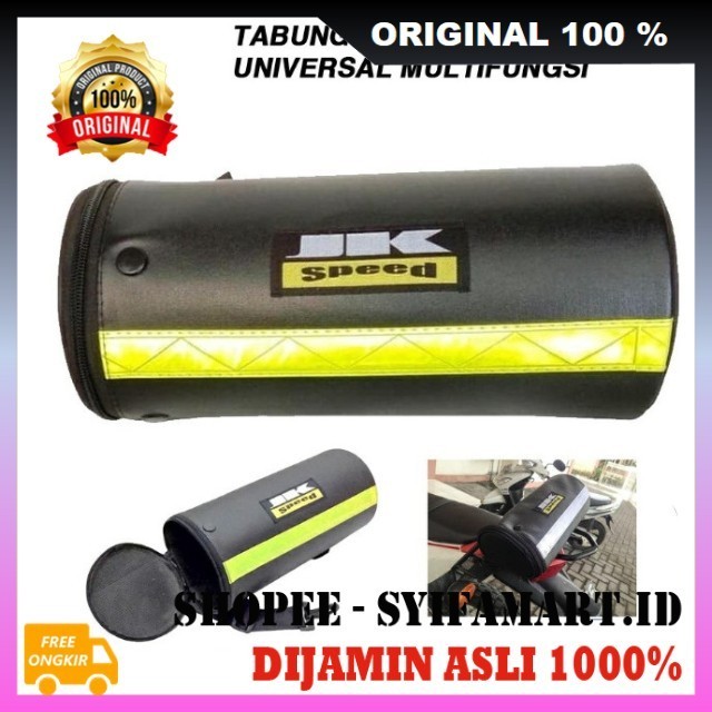 Tas Tabung Jas Hujan Motor Tas Mantel Sepeda Motor Tas Jas Hujan Motor Universal 100% ORIGINAL