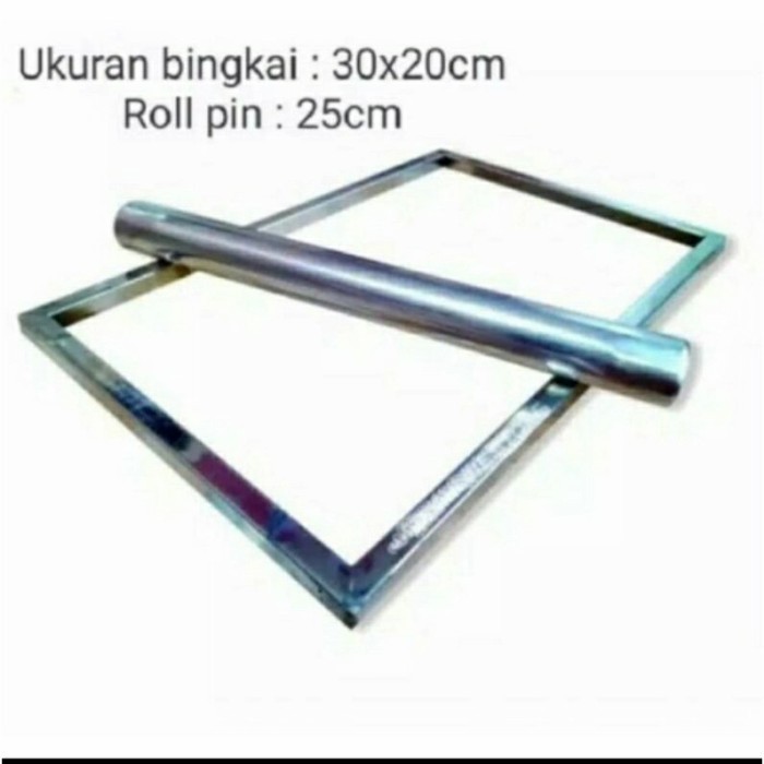 

TERJUAL Bingkai perata adonan kue kering bahan stenlise - bingkai, 40x30cm