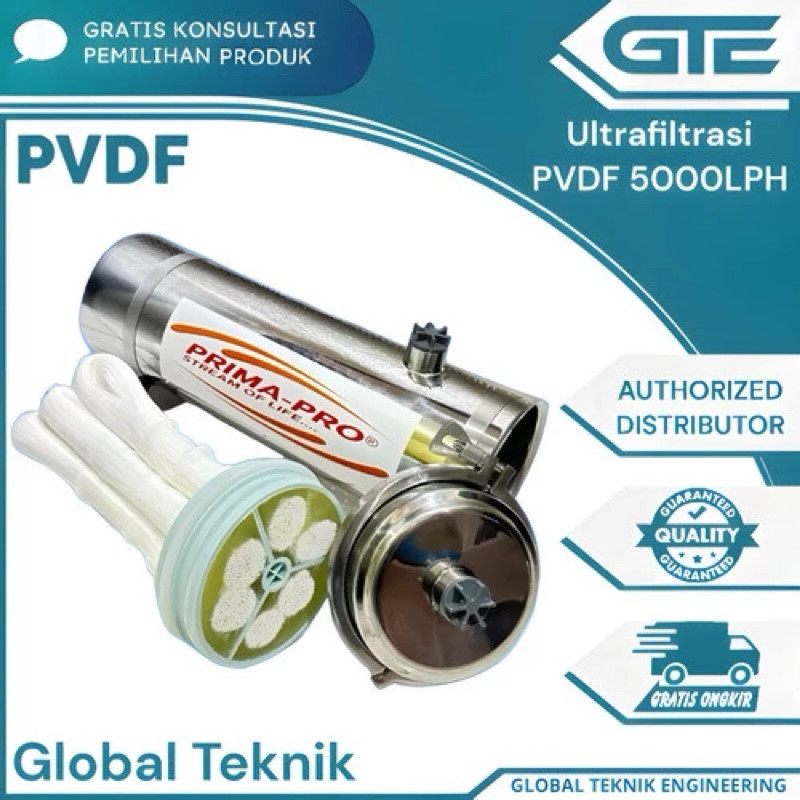 ultrafiltrasi pvdf 5000 lph uf 5000 lph pvdf Filter Air UF 5000 lph