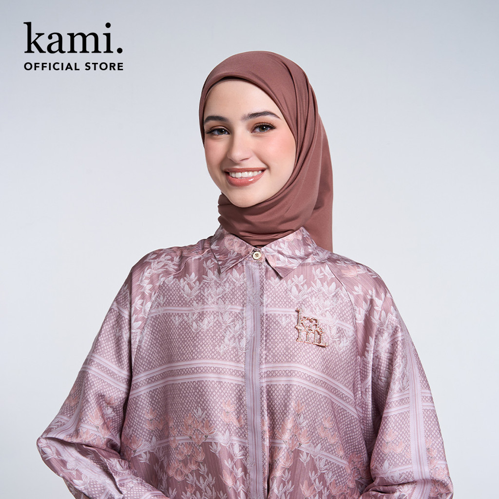 Kami Ultra Satin Scarf Plain Hijab Segi Empat