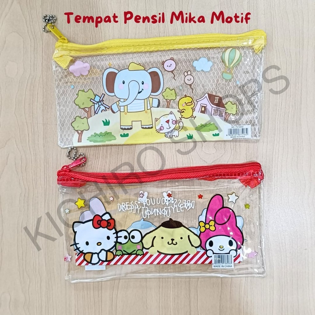 

Tempat Pensil Mika Jaring Mix Motif - Kichiro Shops