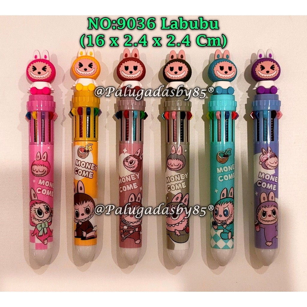 

(1 Biji) Bolpen 10 Warna Labubu NO:9036 / Ball Pen Labubu 10 Warna / Bolpen Labubu GXIMP NO:9036