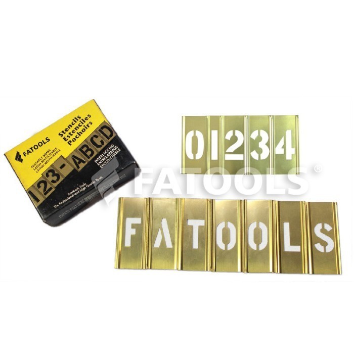 

GB99 FATOOLS BS0002LN - LETTER & NUMBER STENCIL SIZE 2