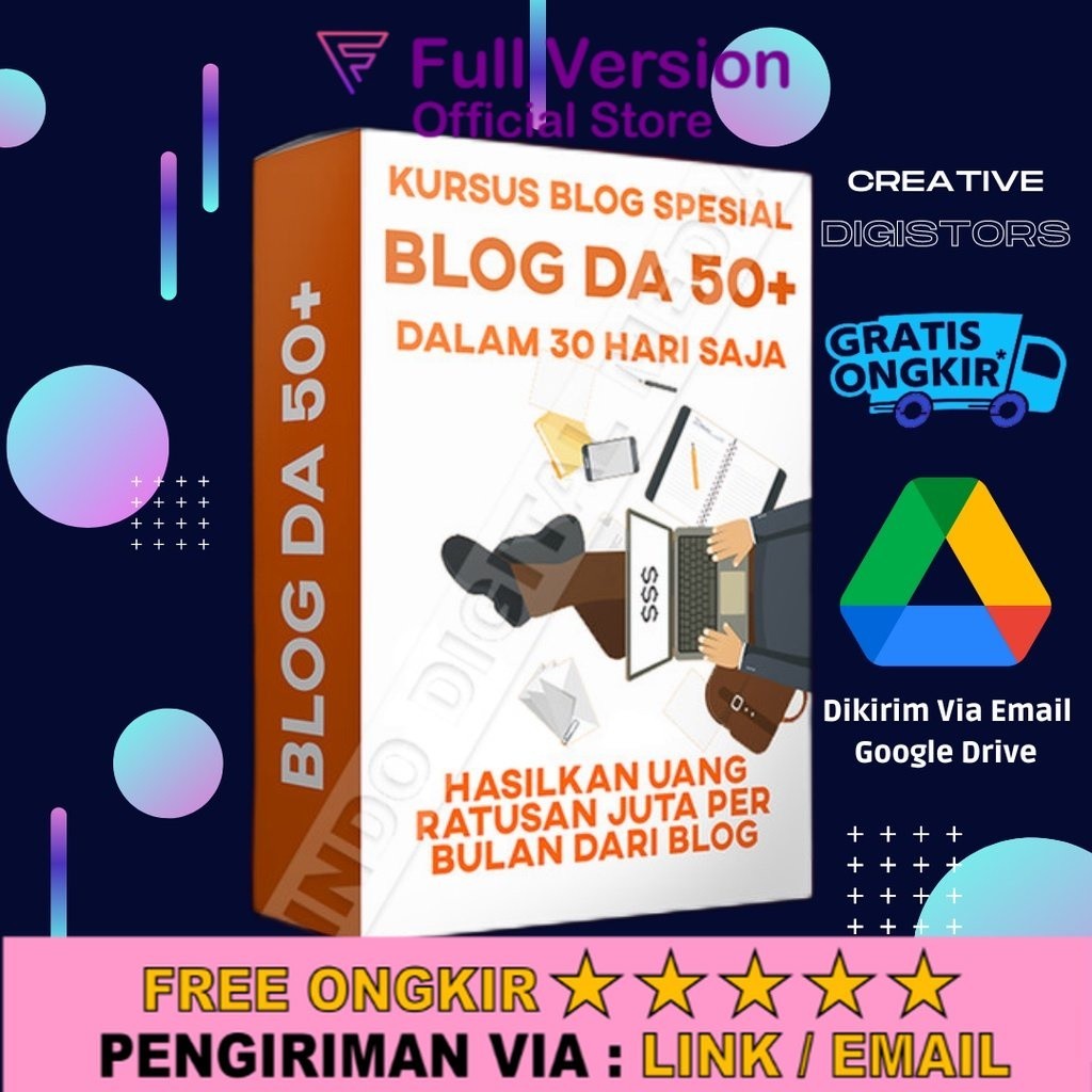 Kursus blog Spesial DA 50+ - Dalam 30 Hari saja Lengkap