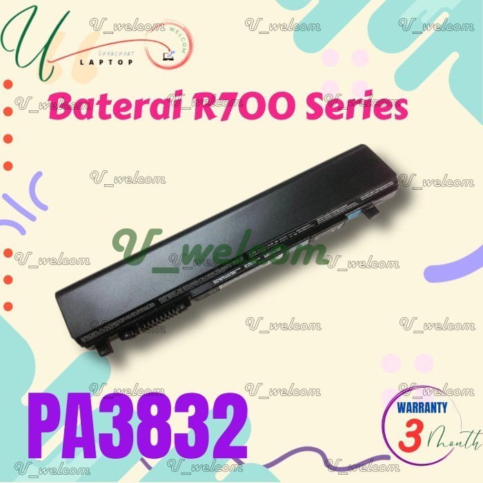 Batt Baterai PA3832 Dynabook R731/D R731/E R732 R732/M R732/H R730 R731 R731/B R731/C Series