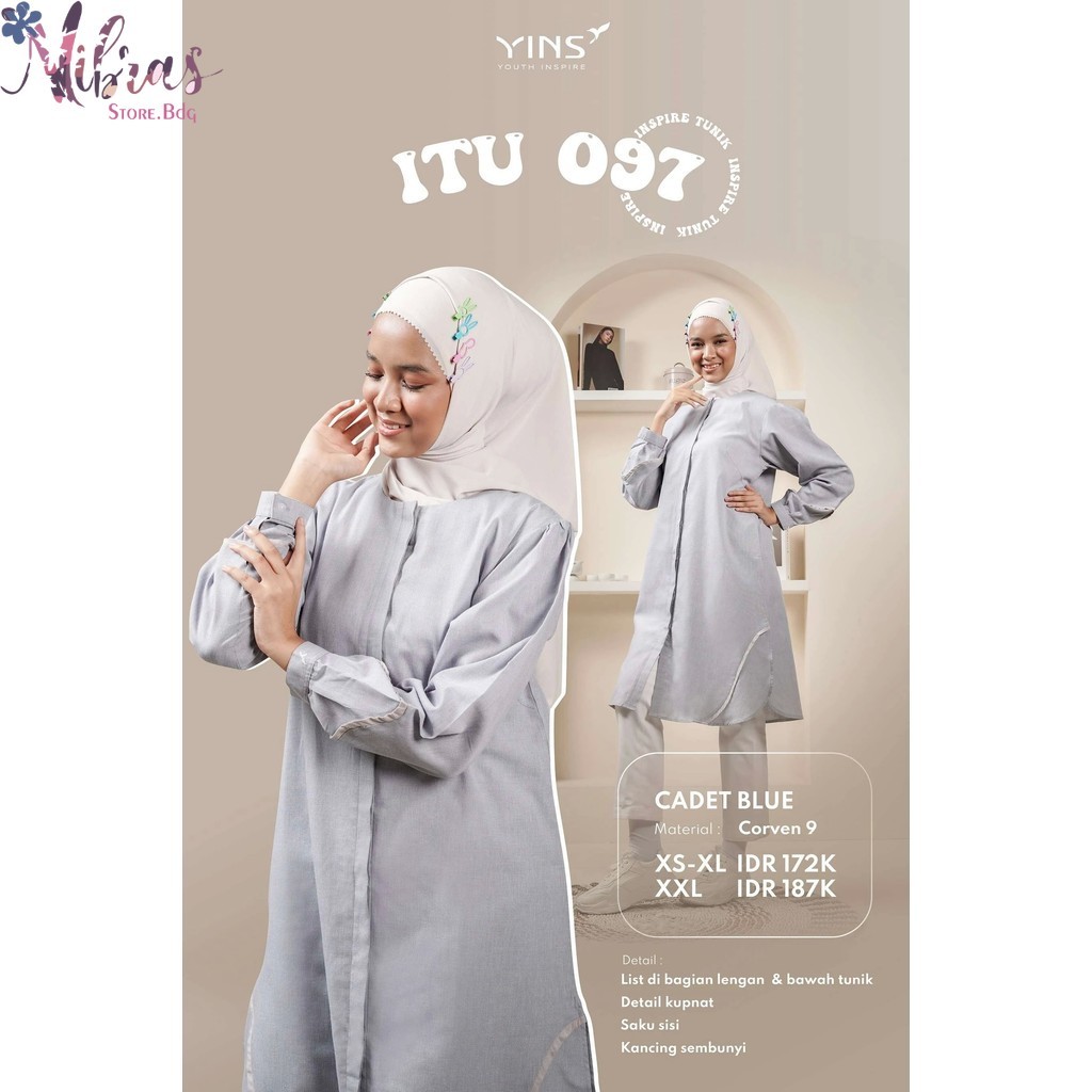 Nibras Store Bandung Tunik Atasan Inspire Itu 097 Terbaru Kekinian Original Branded Berkuaitas