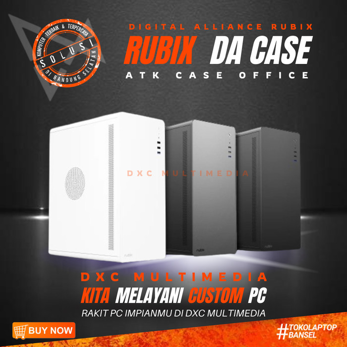 CASING PC RUBIX DA WHITE/GREY