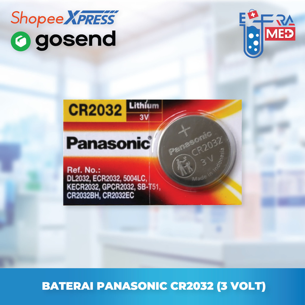 Baterai CR2032 Batre CR 2032 Panasonic Original