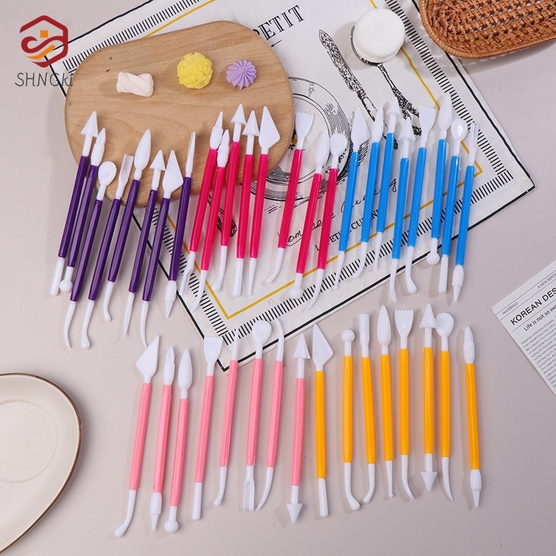 

8pcs Plastic Wax Carving Pottery Tools Clay Modeling Tool Set Carving Sculpture Shaper Polymer Clay Sculpting Kit