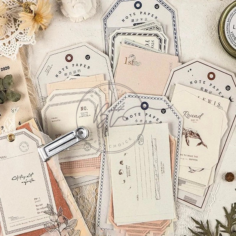 

Journamm.id 15Pcs NOTE PAPER BuJo DIY Scrapbook Planner Journal Memo Kertas Hias