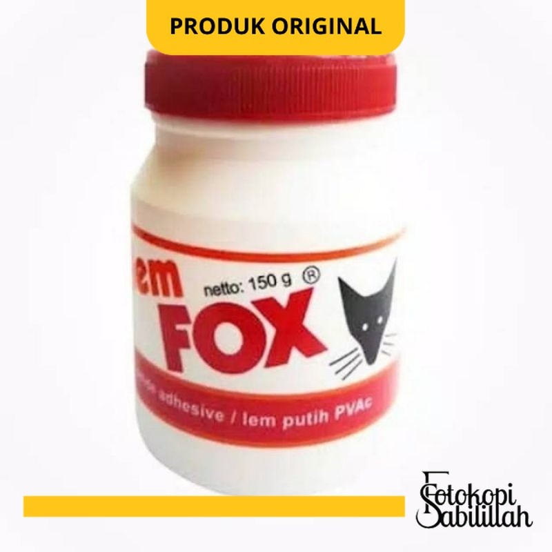 

Lem Fox Putih 150gram (1 Pcs)
