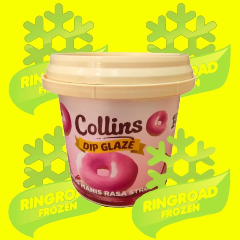 

COLLINS DIP GLAZE STROBERI 1 KG - STROBERI SELAI PASTA