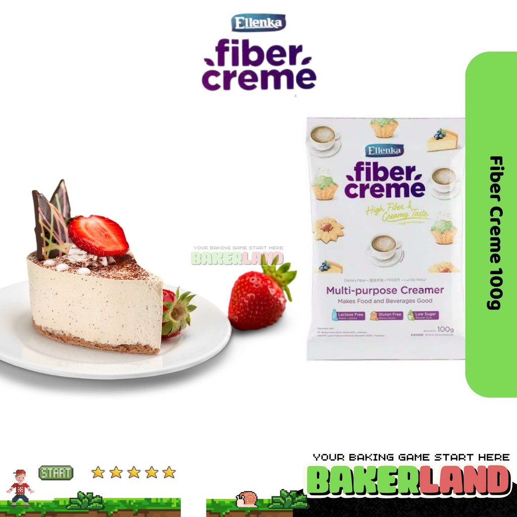 

Fiber Creme Ellenka 100gr / Multi Purpose Creamer / Krimer bubuk Fiber Creme 100gr pengganti Santan dan Susu