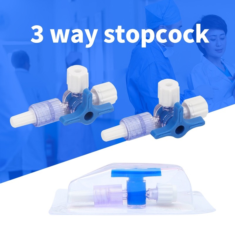 Connector Stopcock Three Way Water Light Disposable Sterile Medicine Dispenser Infusion Syringe Conv