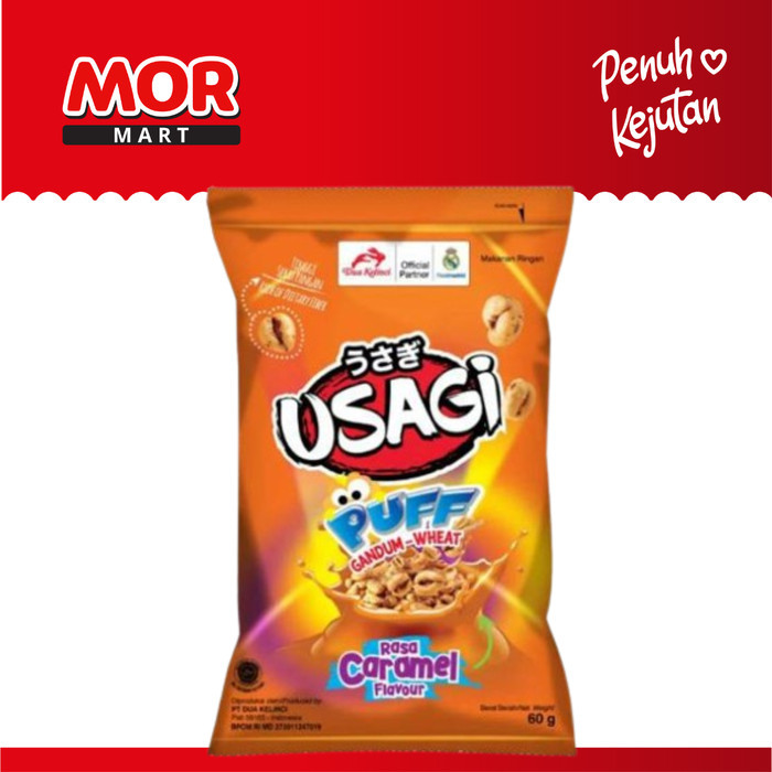 

DUA KELINCI Usagi Puff Caramel Flavor 80gr