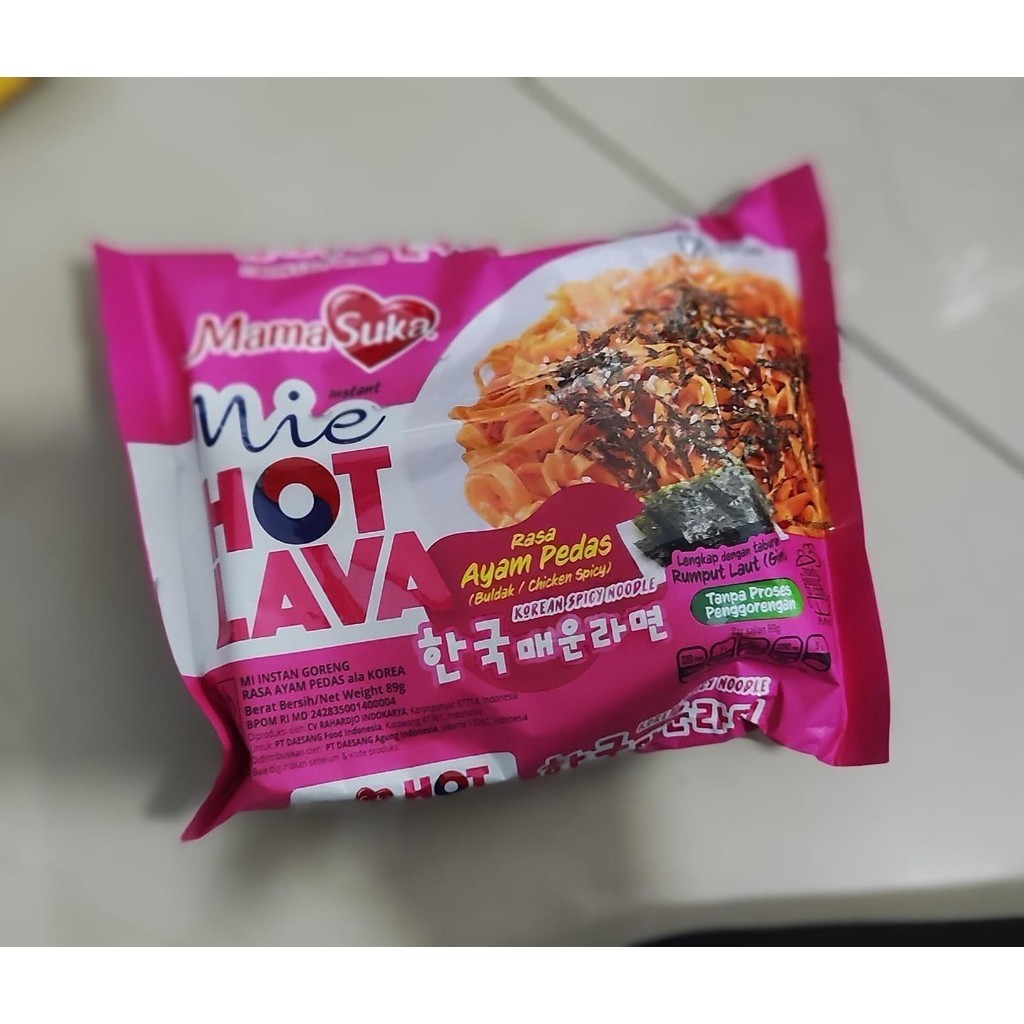 

Mamasuka Mie Hot Lava Ayam Pedas 89 gr