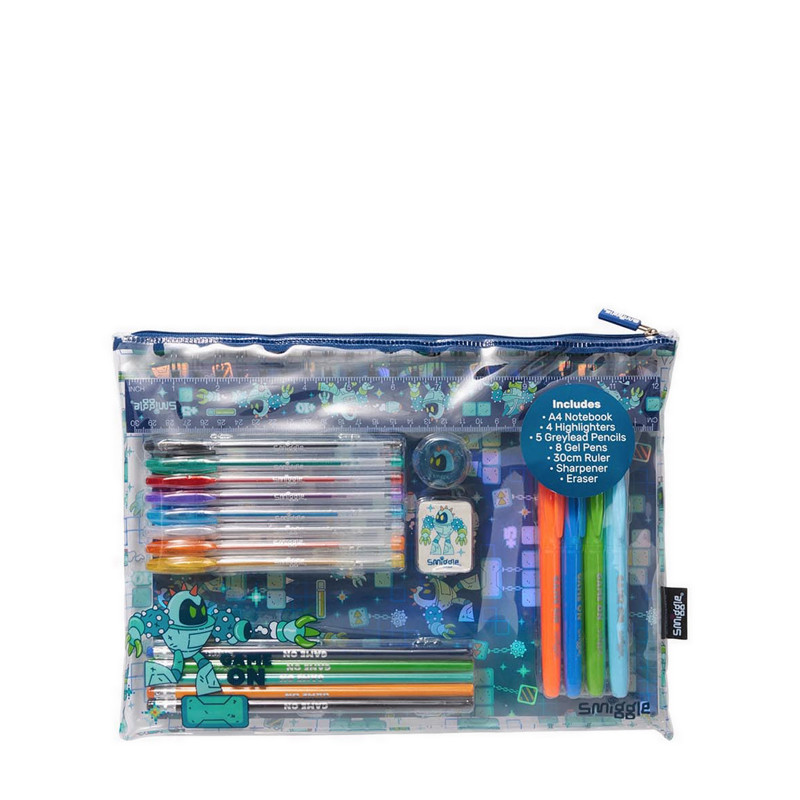 

Smiggle Happy Tales A4 Essentials Stationery Gift Pack - IGL482247NAV